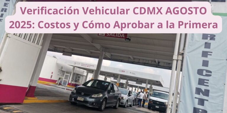 Verificacion CDMX Agosto 2025